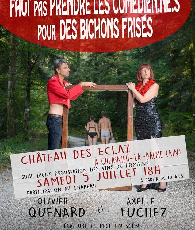 Comédie théâtrale : Faut pas prendre les comédien.ne.s pour des bichons frisés_Cheignieu-la-Balme