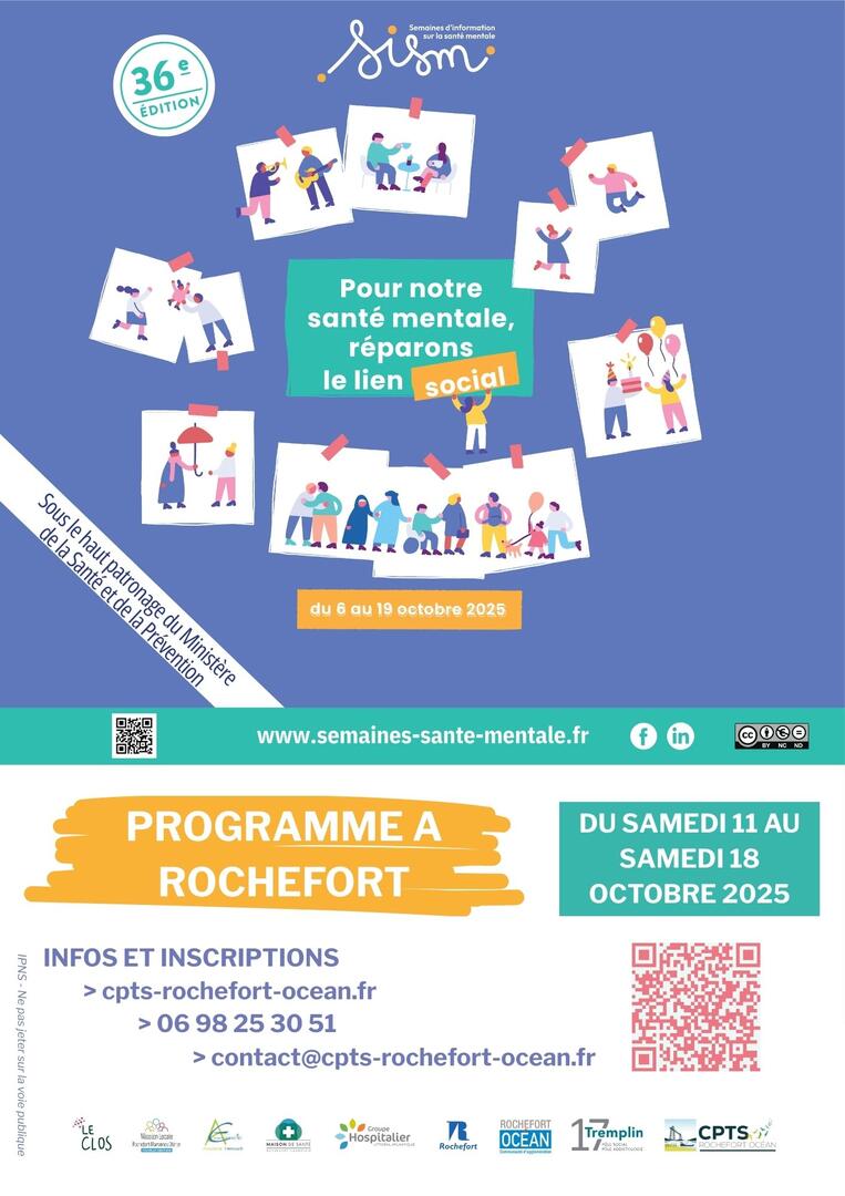 Affiche Semaine de la santé mentale