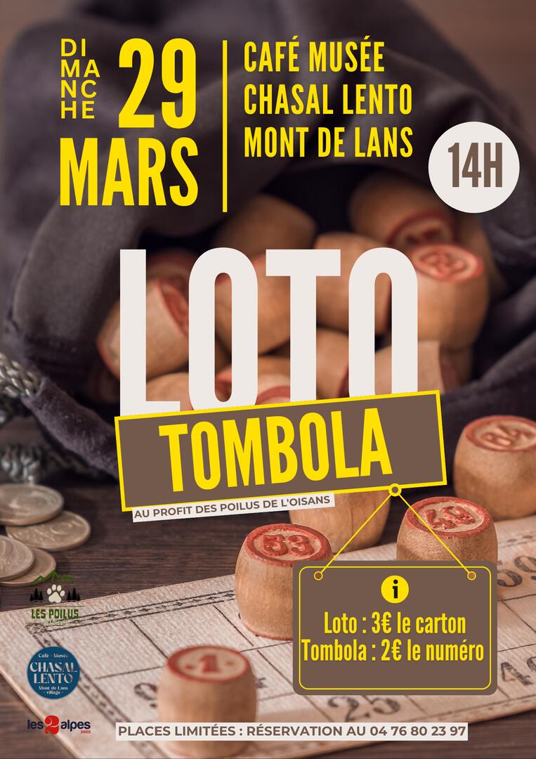 Loto au profit de l'association Les Poilus de l'Oisans_Les Deux Alpes