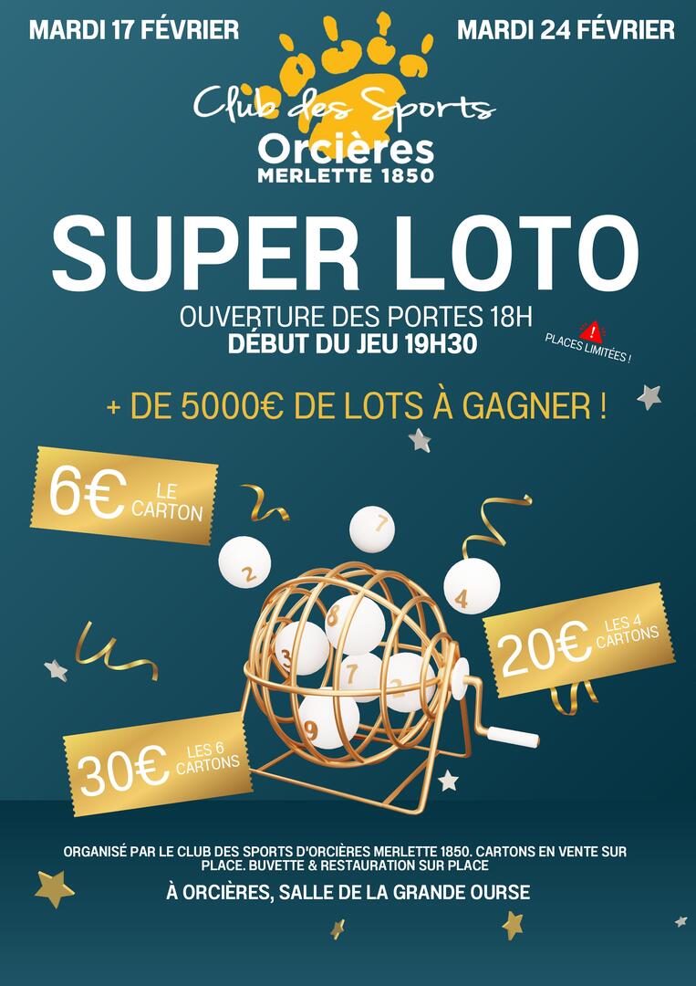 Loto du Club des sports_Orcières