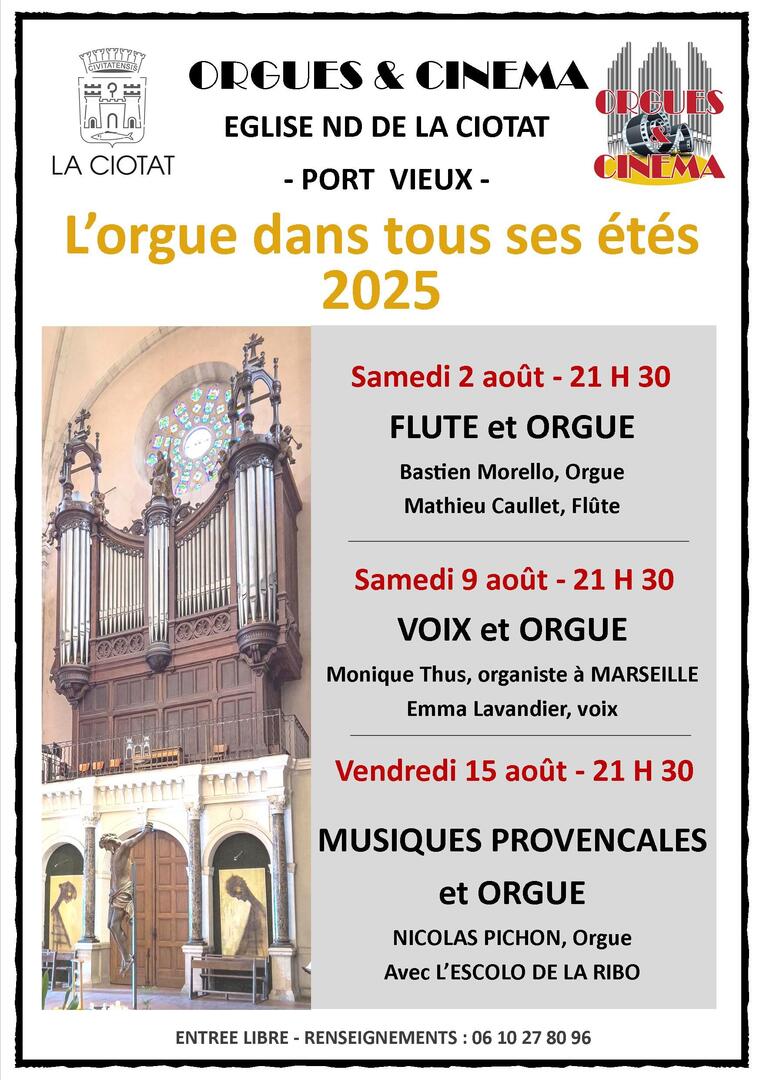 Festival L'Orgue Dans Tous Ses Etés_La Ciotat