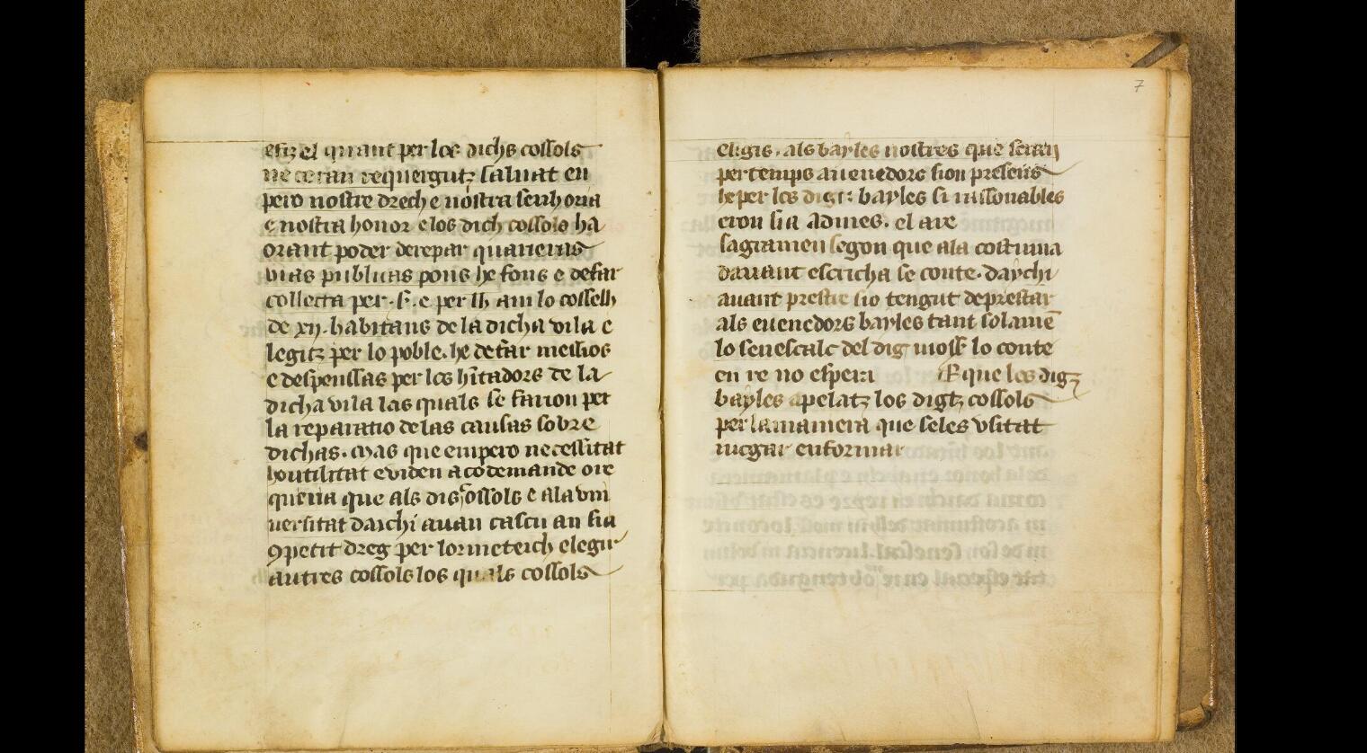 Coutumes de Molières, parchemin du XIIIe siècle