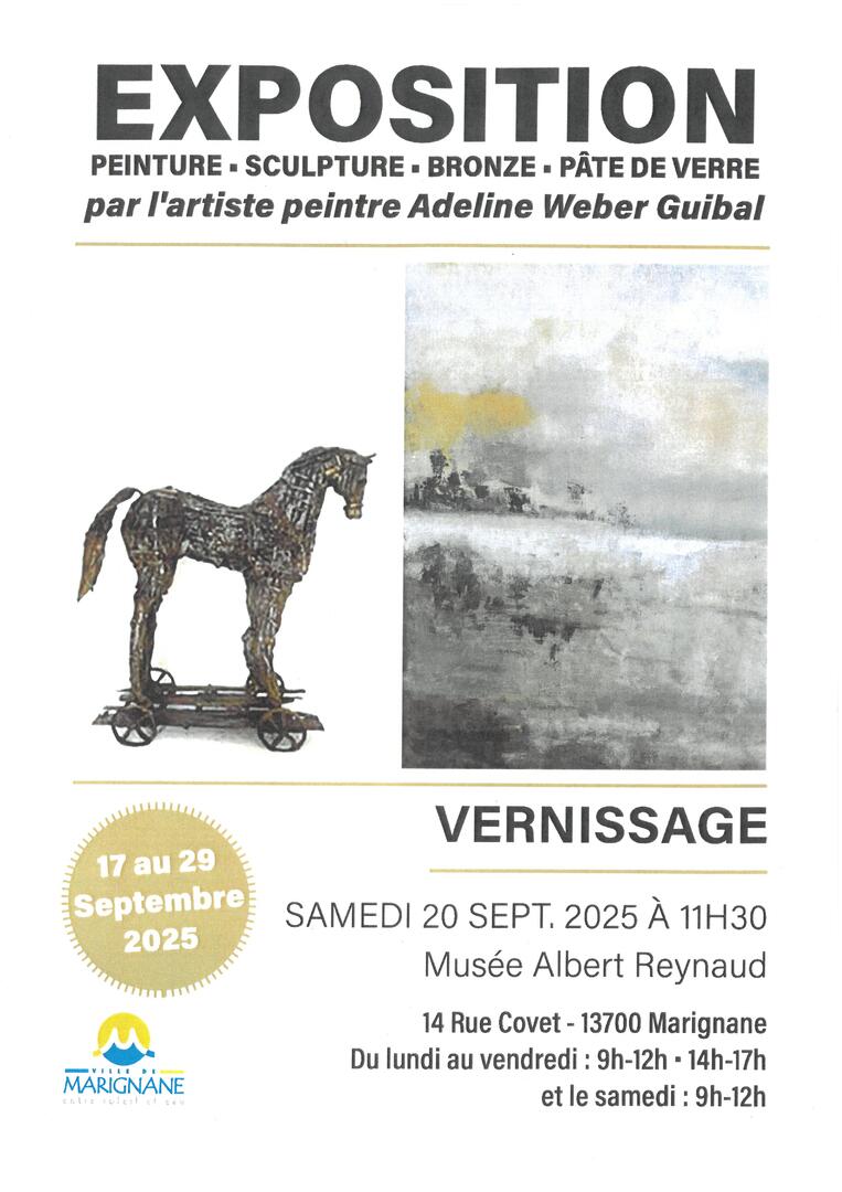 Exposition de peintures et sculptures : Adeline Weber Guibal