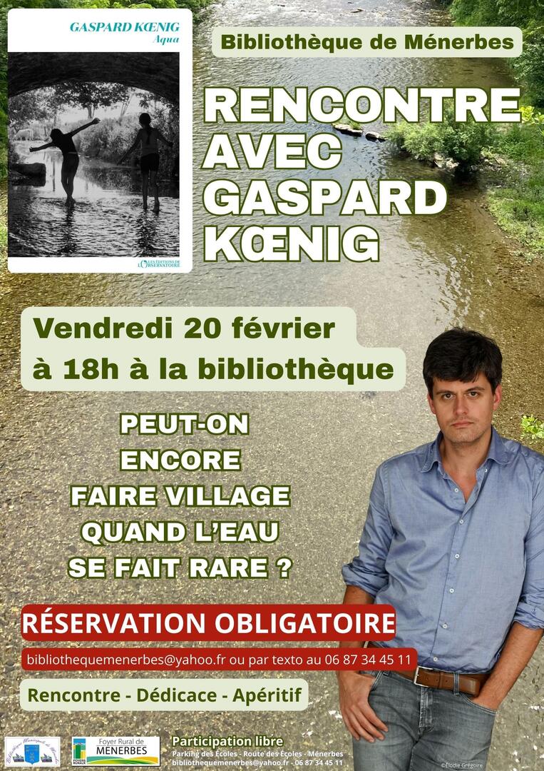 Rencontre avec l'écrivain Gaspard Koenig_Ménerbes