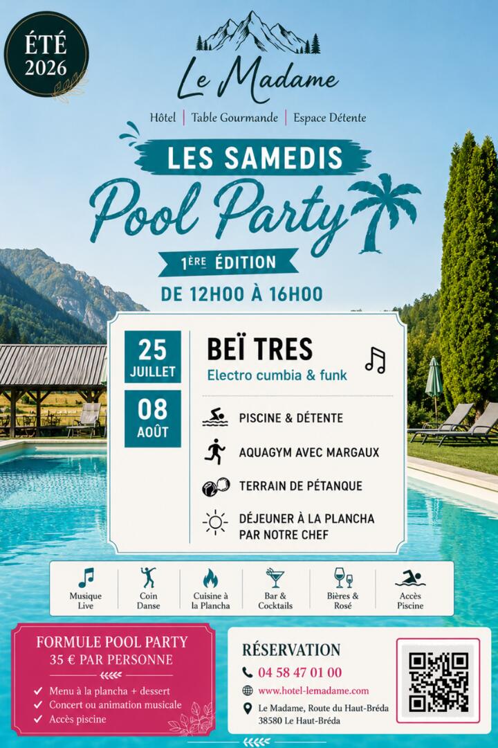 Pool Party du Madame