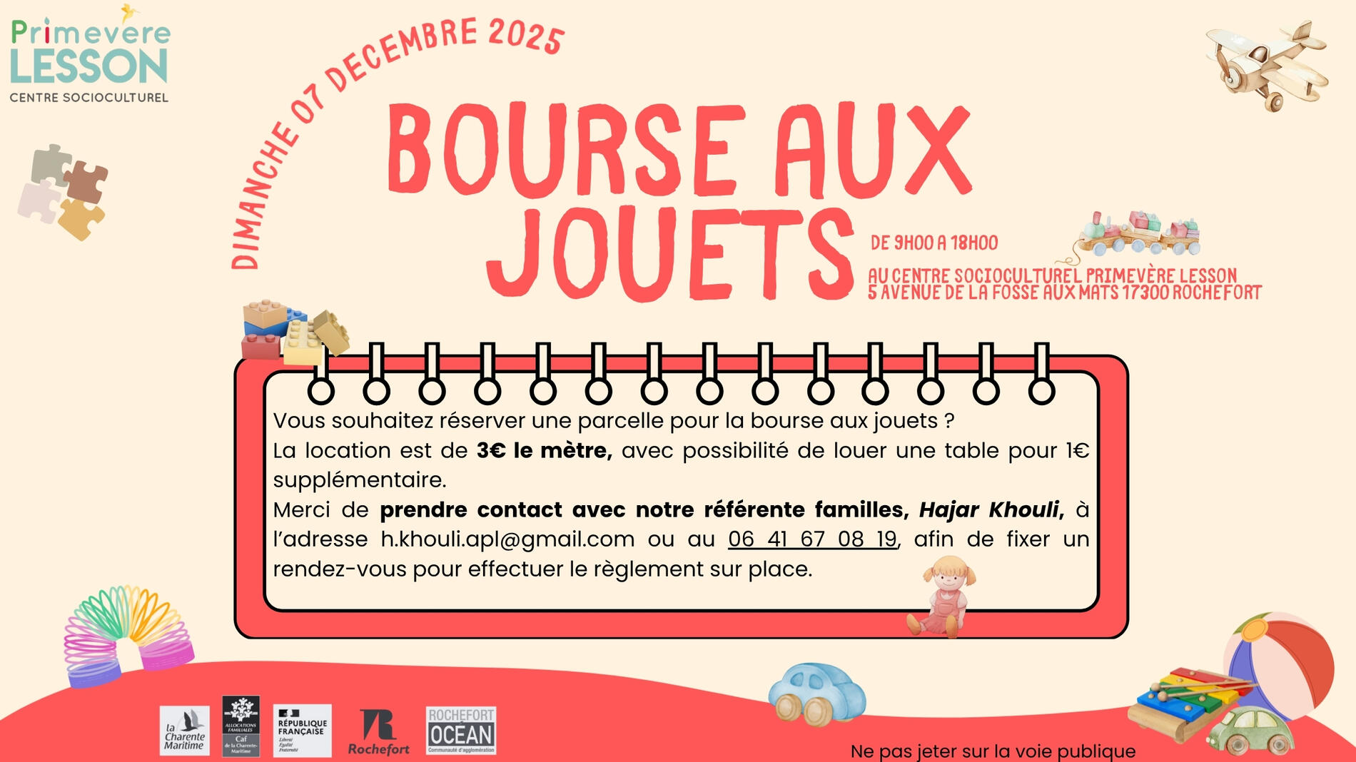Bourse aux jouets solidaire