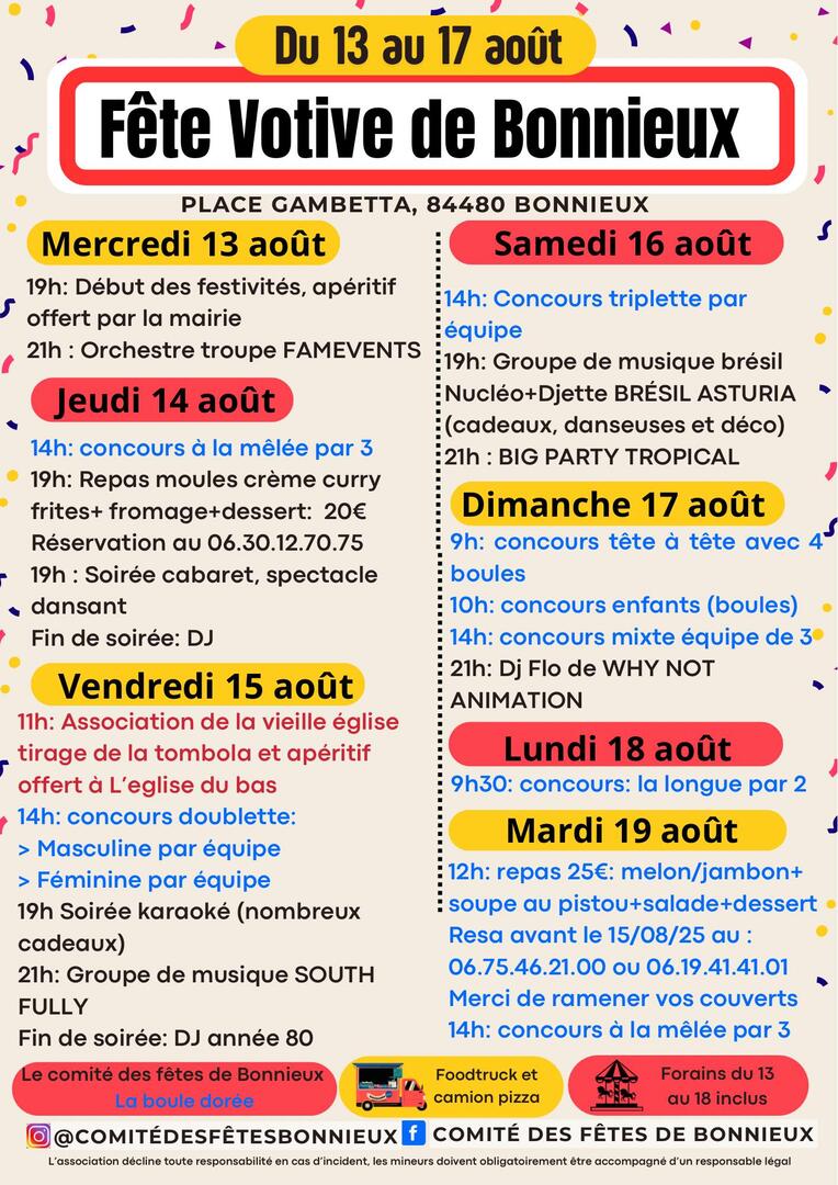 Fête votive de Bonnieux_Bonnieux