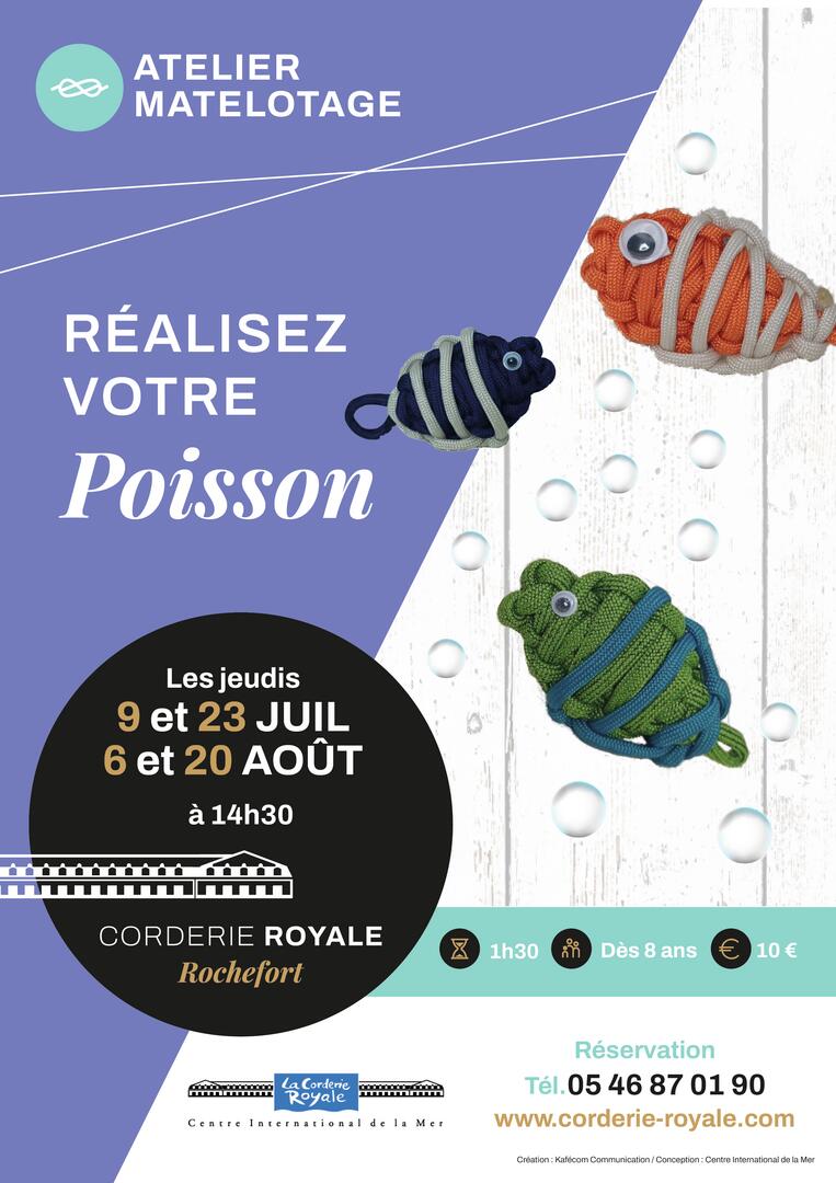 Atelier matelotage : Poisson_Rochefort