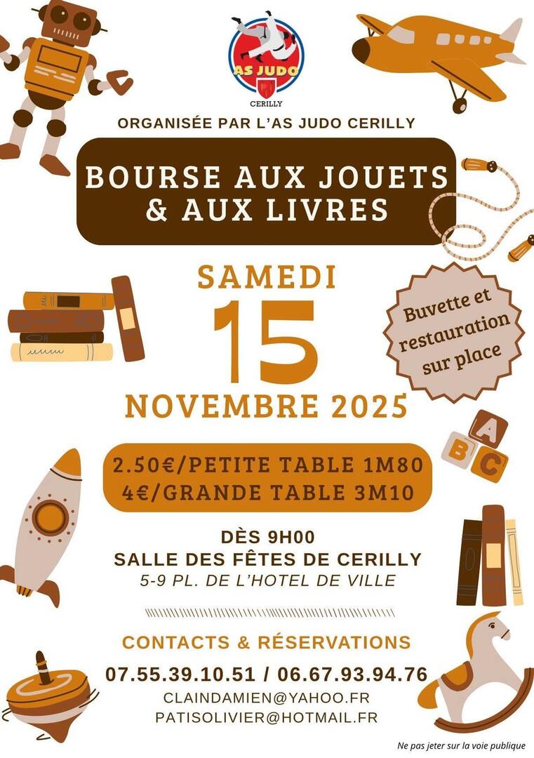 Bourse aux jouets et aux livres_Cérilly