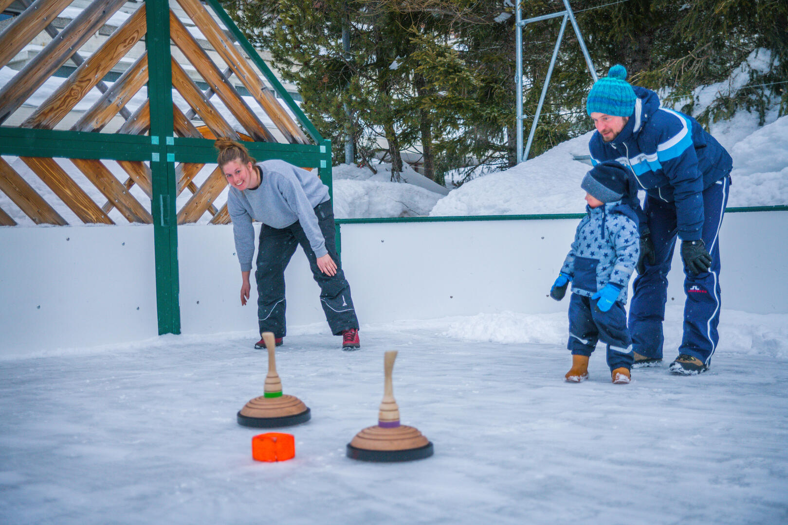 Eisstock à la patinoire