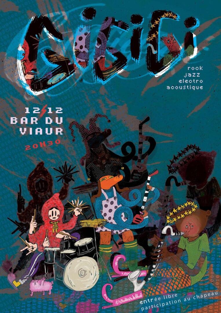 Concert au Bar Du Viaur 12/12_Laguépie