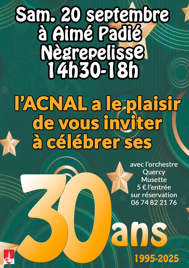 L'ACNAL fête ses 30 ans