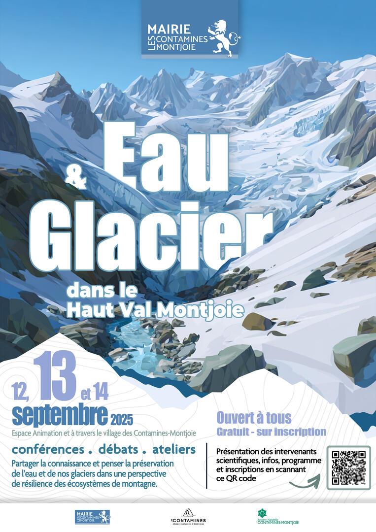 Conférence et rencontre "Eau et glaciers dans le Val Montjoie"_Les Contamines-Montjoie
