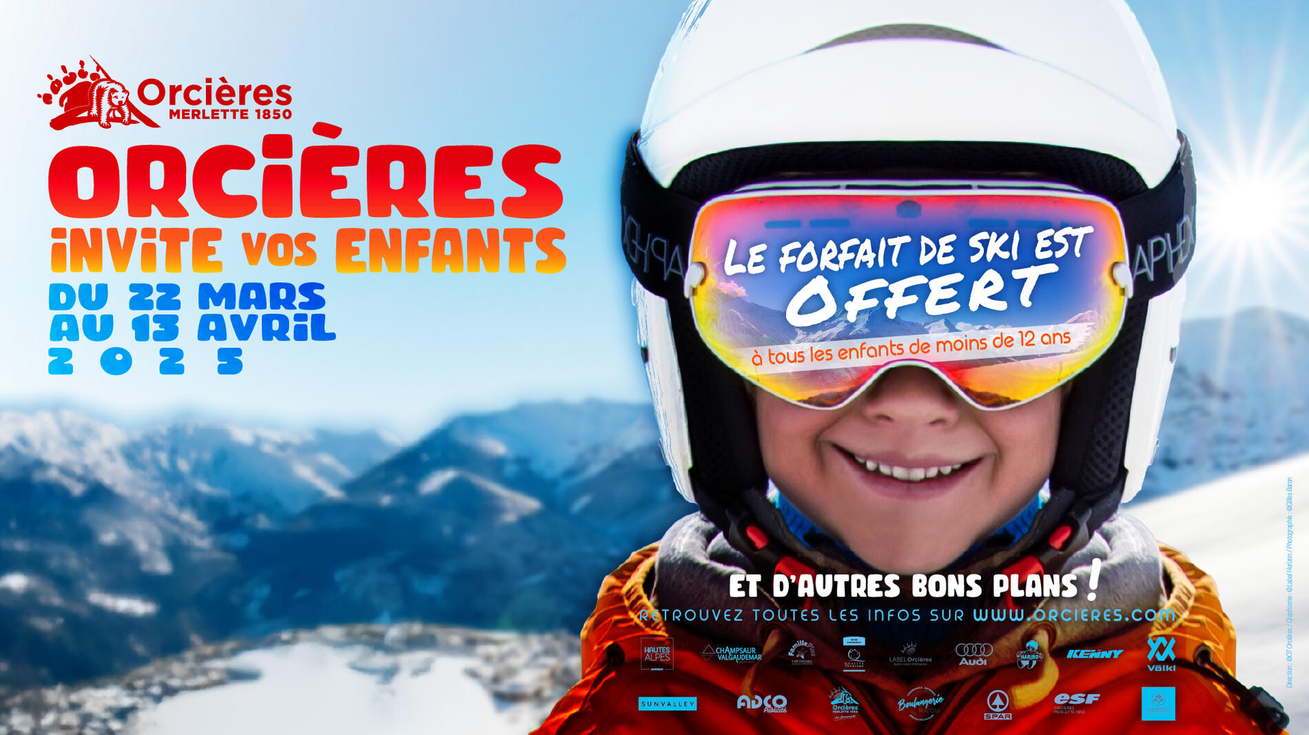 Orcières invite vos enfants 2025