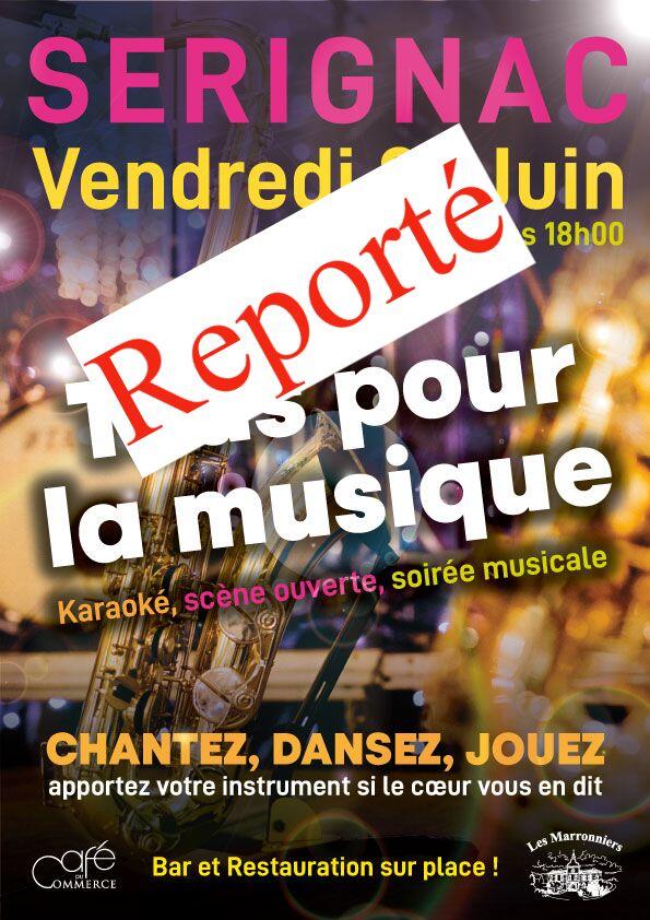 Tous pour la musique - Reporté_Sérignac