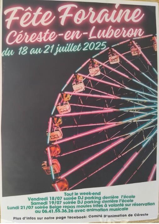 Fête votive de Céreste-en-Luberon_Céreste