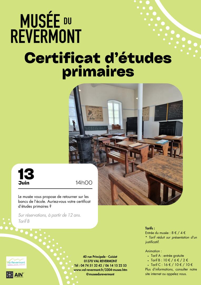 Certificat d'étude primaire_Val-Revermont