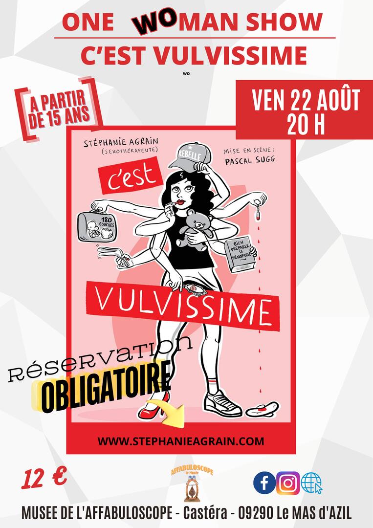 Affiche spectacle C'est Vulvissime