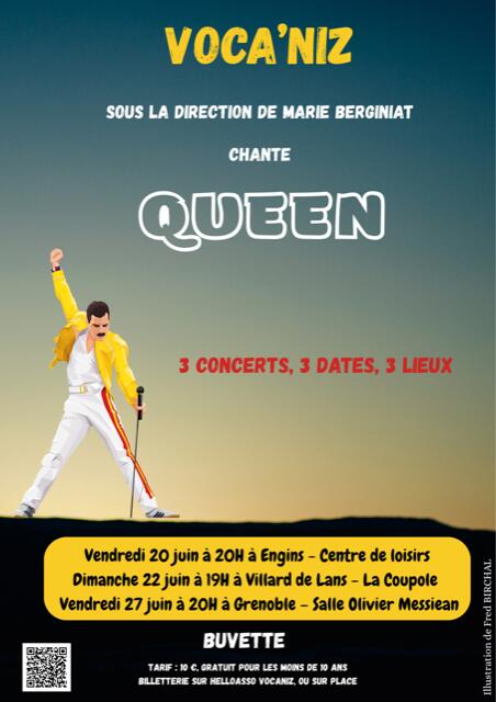 Voca'Niz chante Queen_Villard-de-Lans