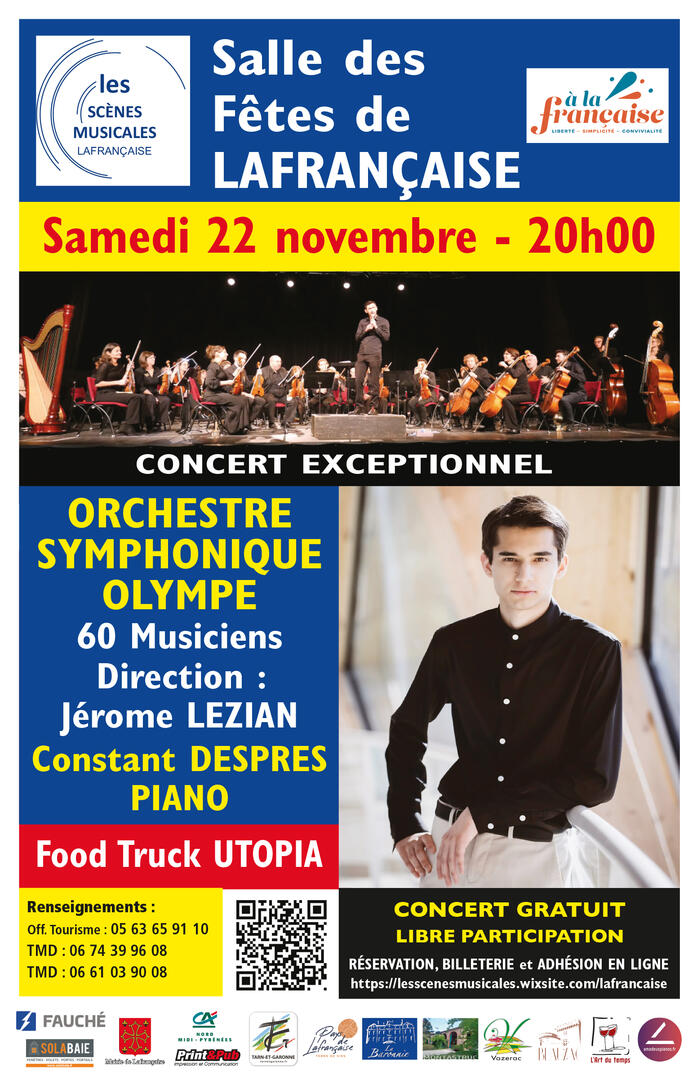 Concert de l'Orchestre Symphonique Olympe_Lafrançaise
