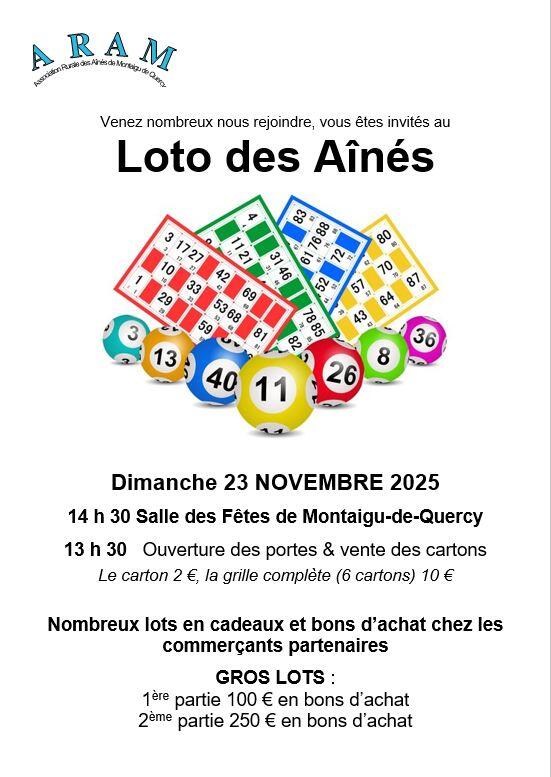 LOTO des Ainés de Montaigu de Quercy:ARAM_Montaigu-de-Quercy