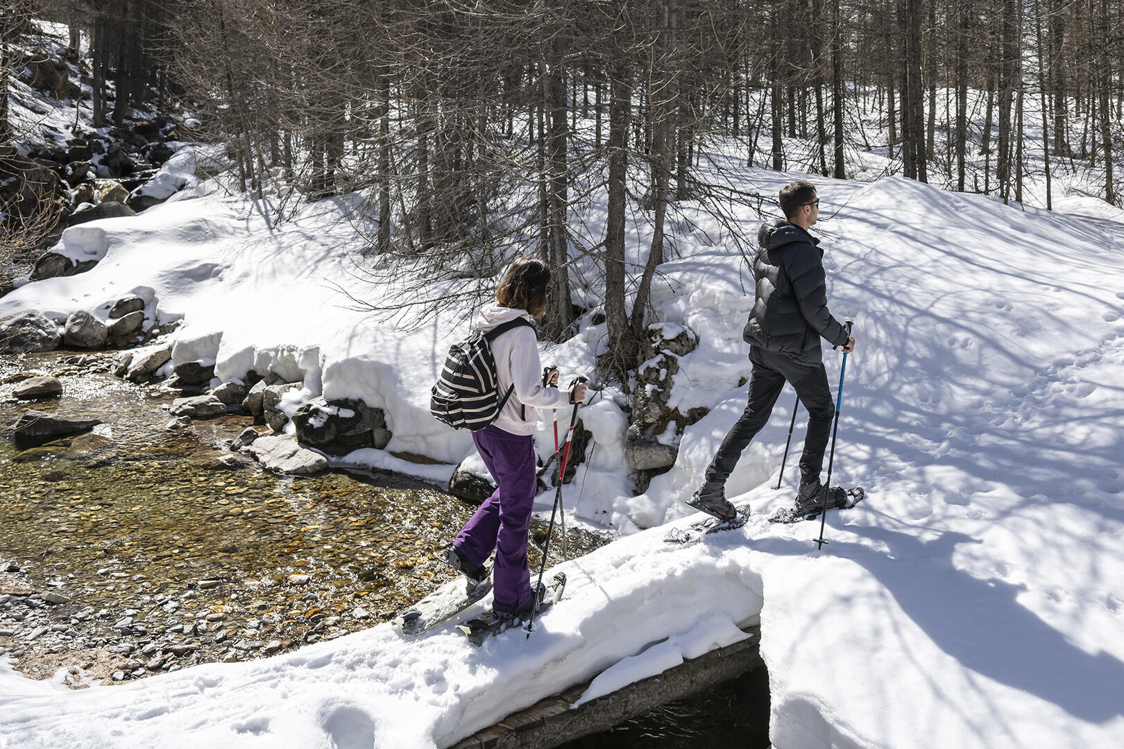 Itinéraire raquettes : Circuit de la Barge - Saint-Paul-sur-Ubaye