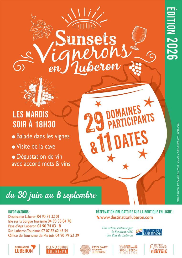 Sunsets Vignerons en Luberon_Oppède