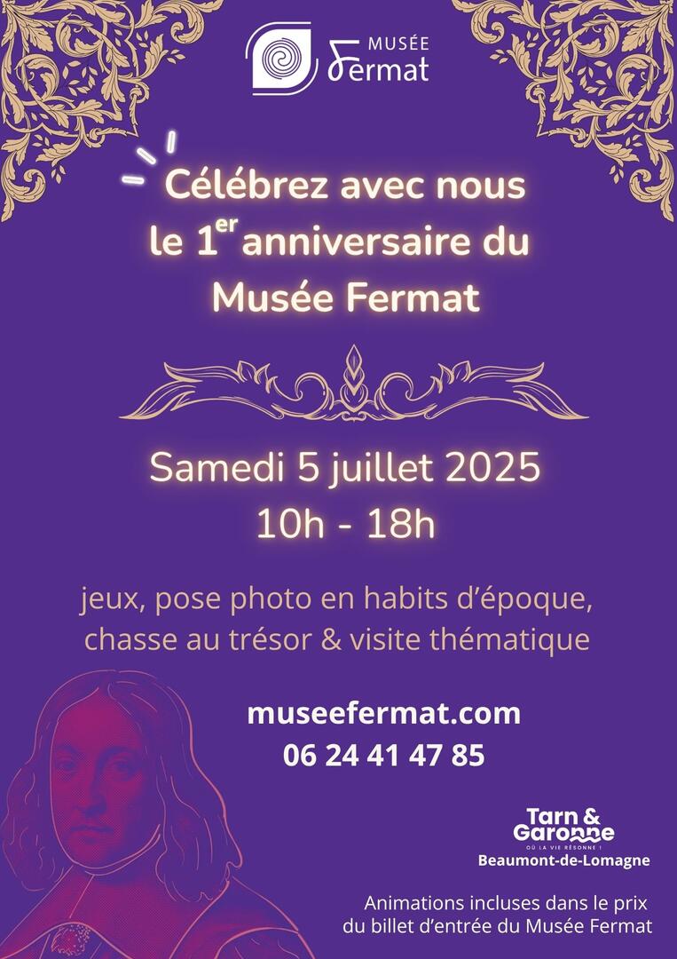 Musée Fermat - " 1 an du Musée"_Beaumont-de-Lomagne
