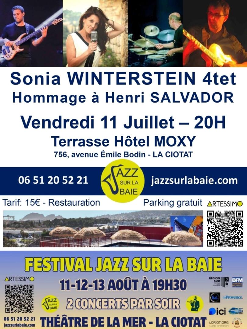 Concert Sonia Winterstein Quartet - Hommage à Henri Salvador_La Ciotat