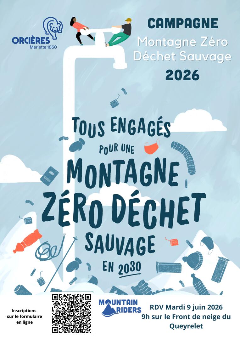 Campagne Montagne Zéro déchets 2026_Orcières