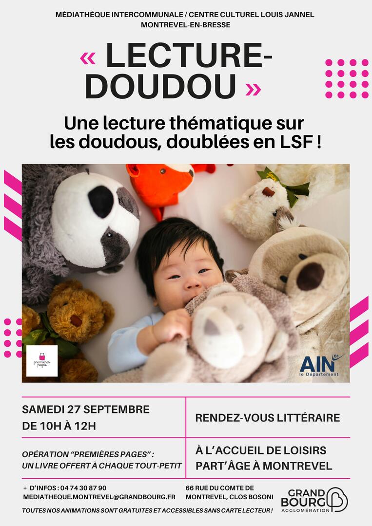 Affiche lecture-doudou