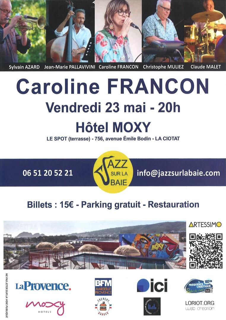 7ème Jazz sur la Baie - Concert Caroline Francon Quintet_La Ciotat