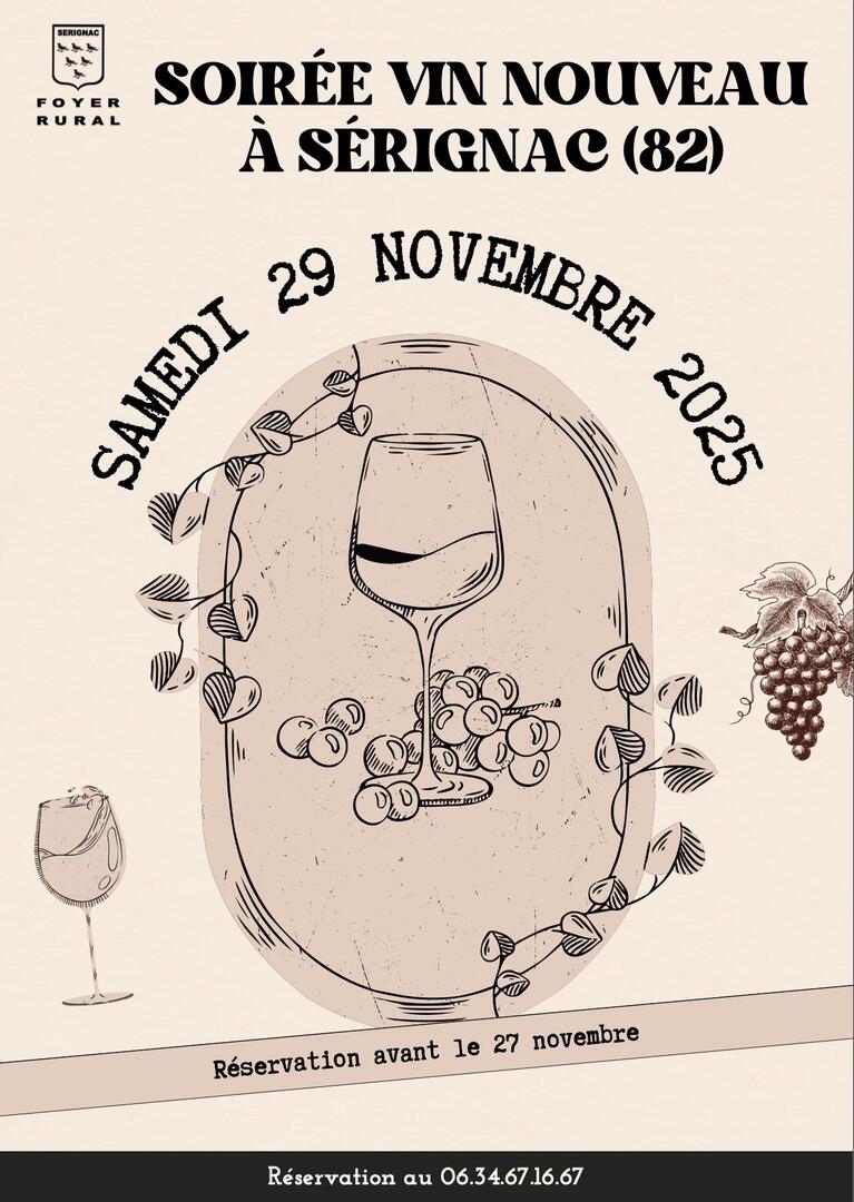 Soirée vin nouveau_Sérignac
