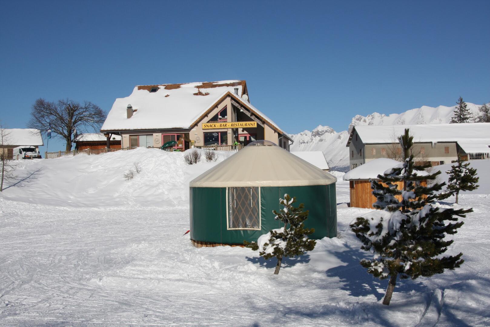 Foyer de ski de fond du Col du Festre, Dévoluy, Hautes-Alpes