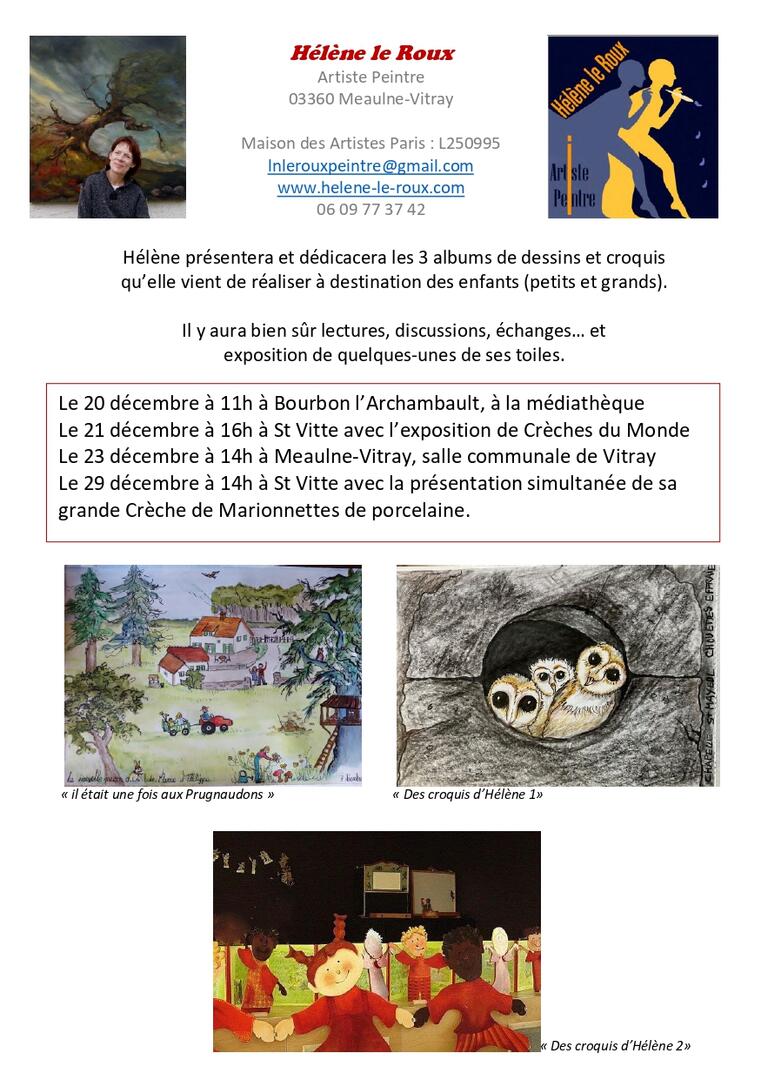 Présentation et dédicace Hélène Le Roux_Meaulne-Vitray