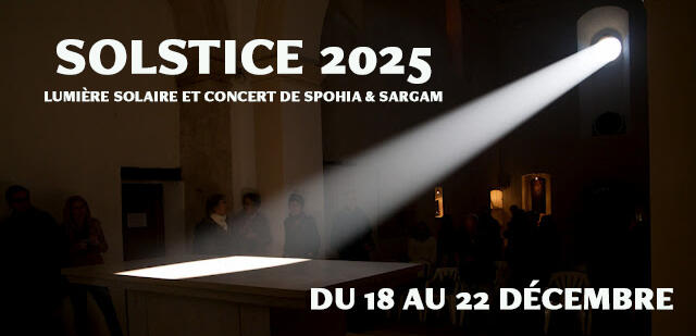 Solstice d'hiver à Valsaintes : lumière solaire et concert_Simiane-la-Rotonde