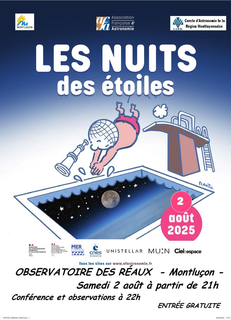 La Nuit des Étoiles 2025_Montluçon