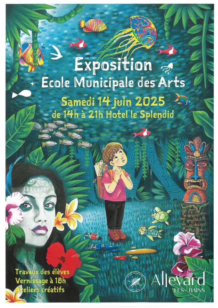 Exposition de l'école Municipale des Arts au Splendid - Allevard