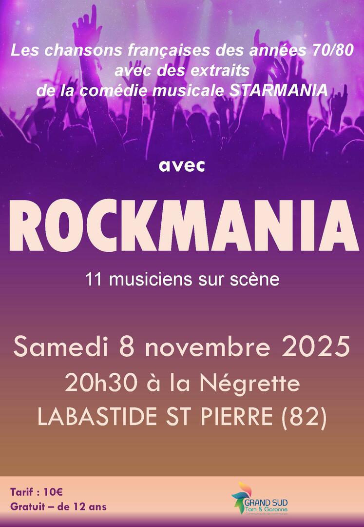 ROCKMANIA en concert