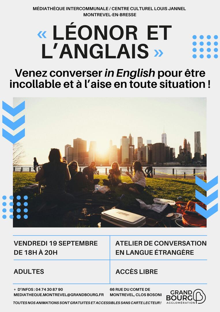 Affiche Léonor et l'anglais