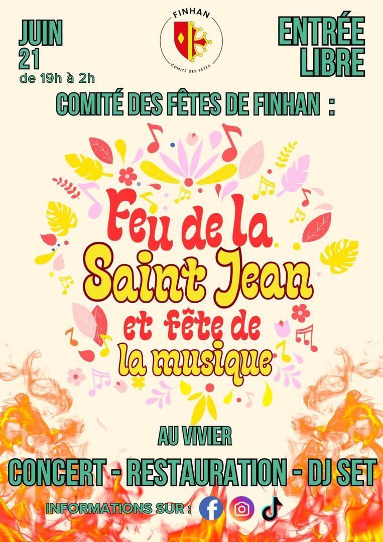 Feu de la saint-jean et fête de la musique_Finhan