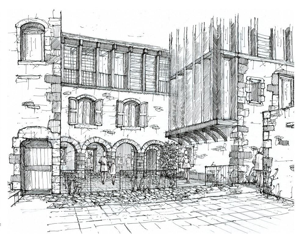 Dessin Projet de réhabilitation