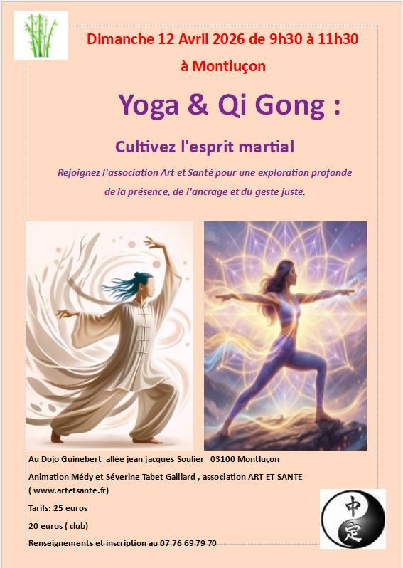 Stage de Yoga et Qi Gong_Montluçon