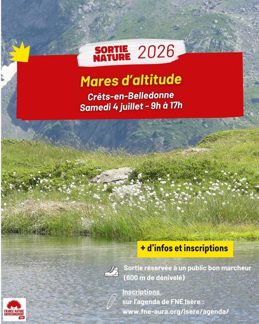 Mares d'altitude : un milieu vivant_Crêts en Belledonne