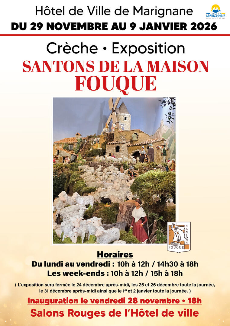 Crèche et exposition de santons de la Maison Fouque