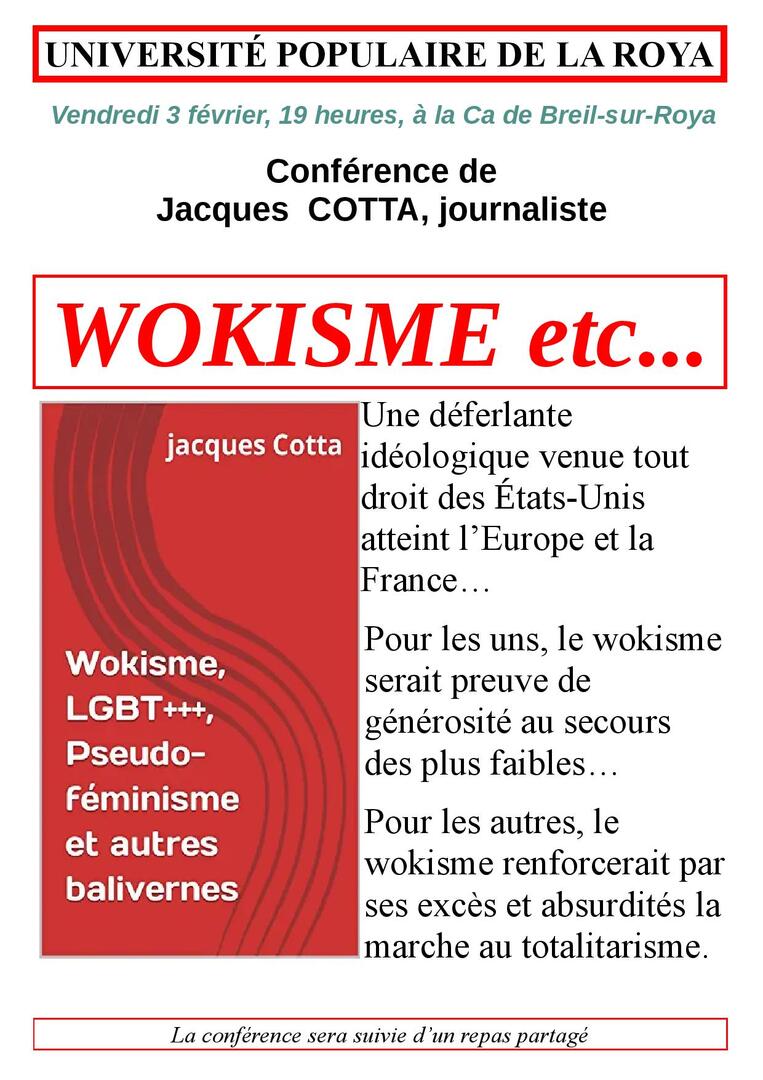 Conférence Wokisme