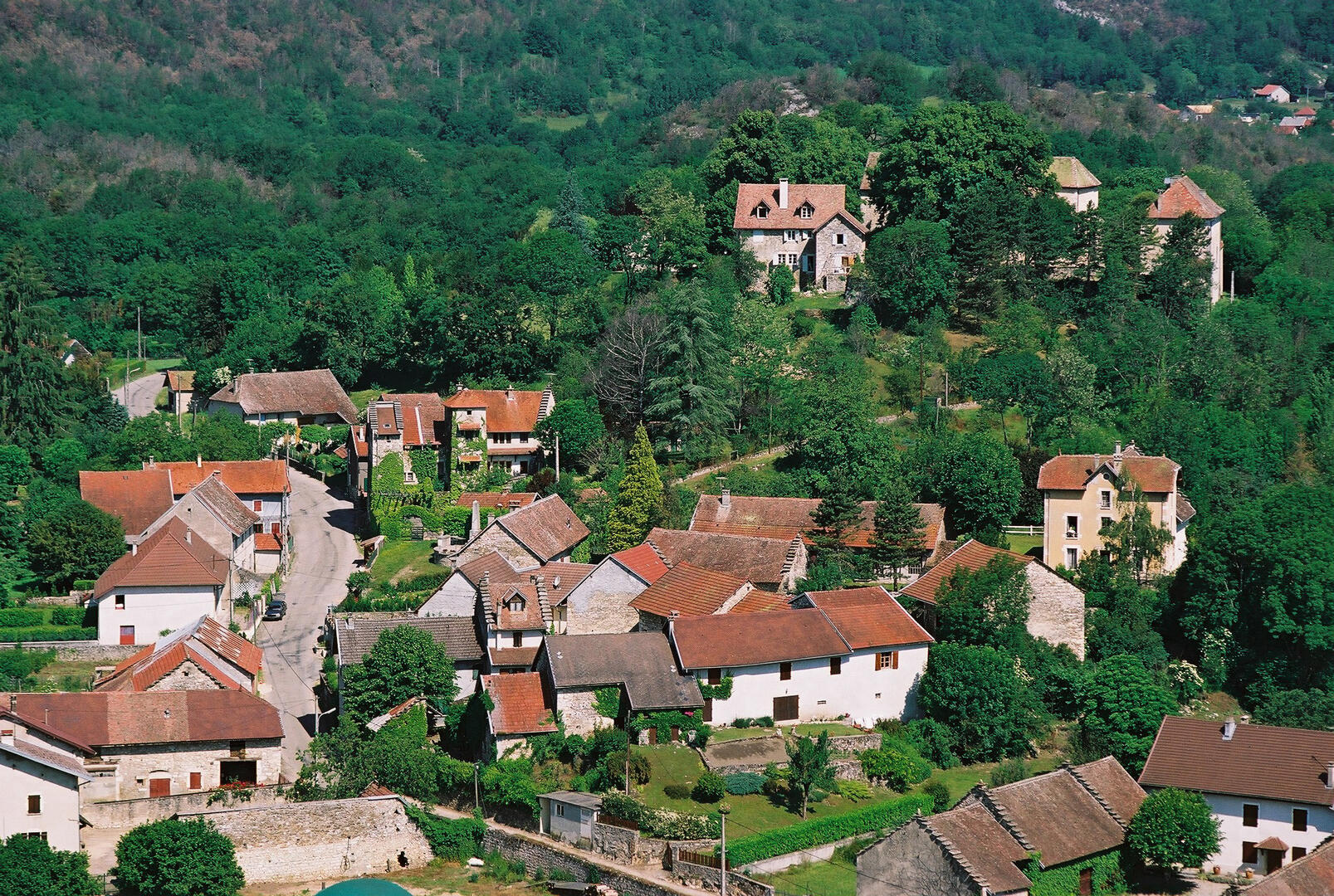 Vue aérienne Conzieu
