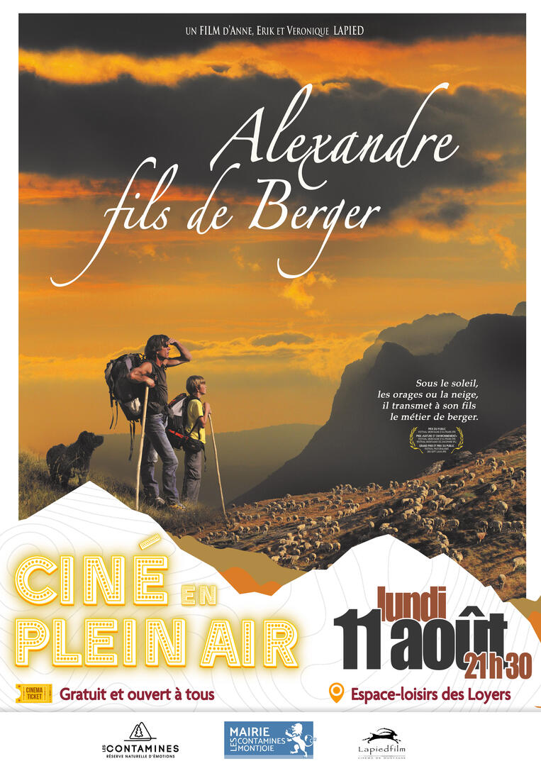 Ciné Plein Air : Alexandre fils de Berger_Les Contamines-Montjoie