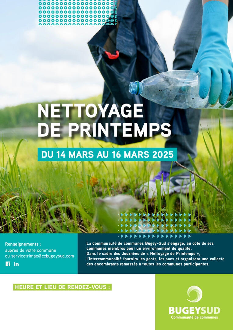 Printemps du nettoyage à Flaxieu