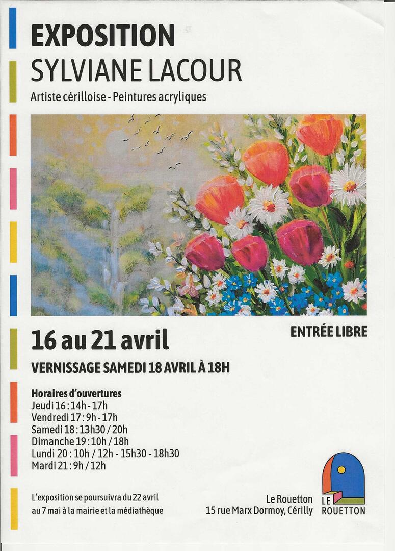 Exposition Sylviane Lacour_Cérilly
